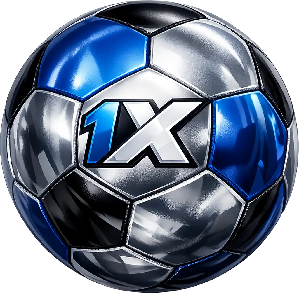 1XBET Apostas Brasil com bola de futebol oficial para apostas esportivas online e mercados ao vivo